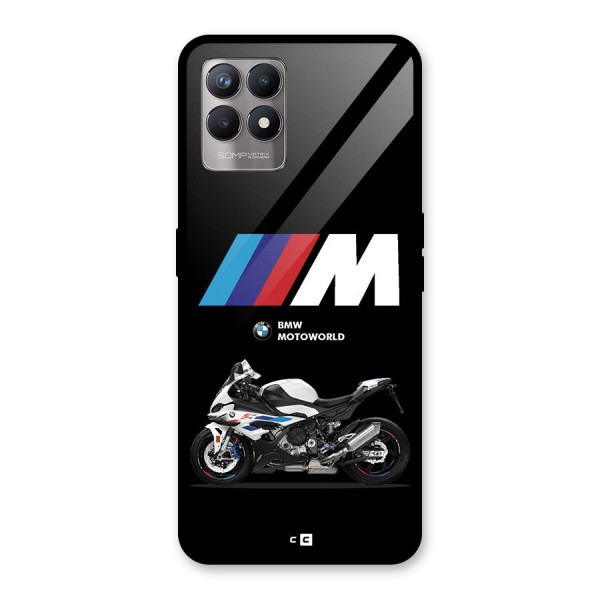 Superbike Stripes Glass Back Case for Realme Narzo 50