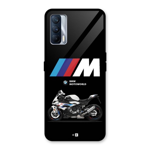 Superbike Stripes Glass Back Case for Realme X7