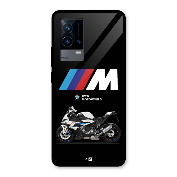 Superbike Stripes Glass Back Case for iQOO 9 5G