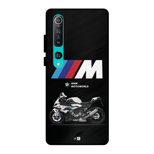 Superbike Stripes Metal Back Case for Mi 10