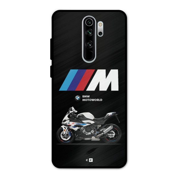 Superbike Stripes Metal Back Case for Redmi Note 8 Pro