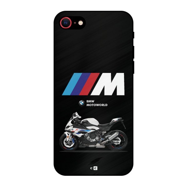 Superbike Stripes Metal Back Case for iPhone SE 2022