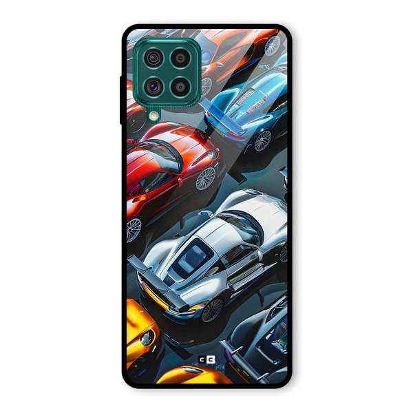 Supercar Club Glass Back Case for Galaxy F62