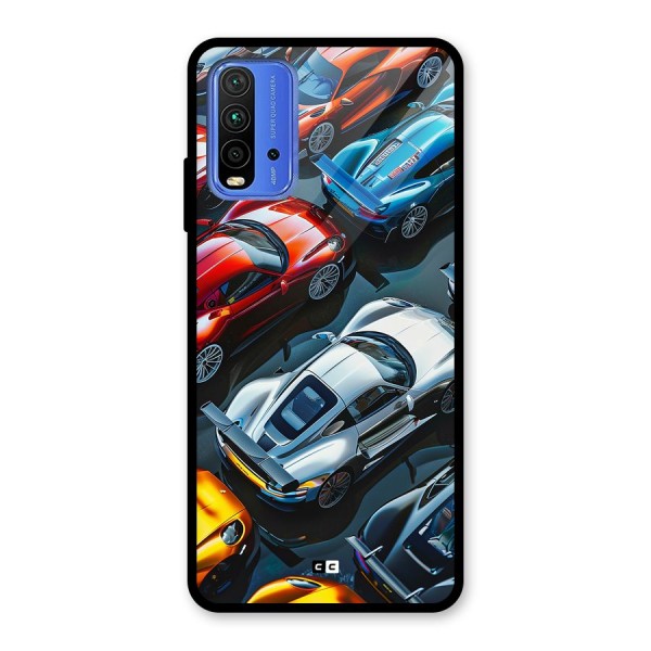 Supercar Club Glass Back Case for Redmi 9 Power
