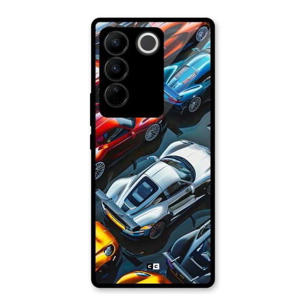 Supercar Club Glass Back Case for Vivo V27