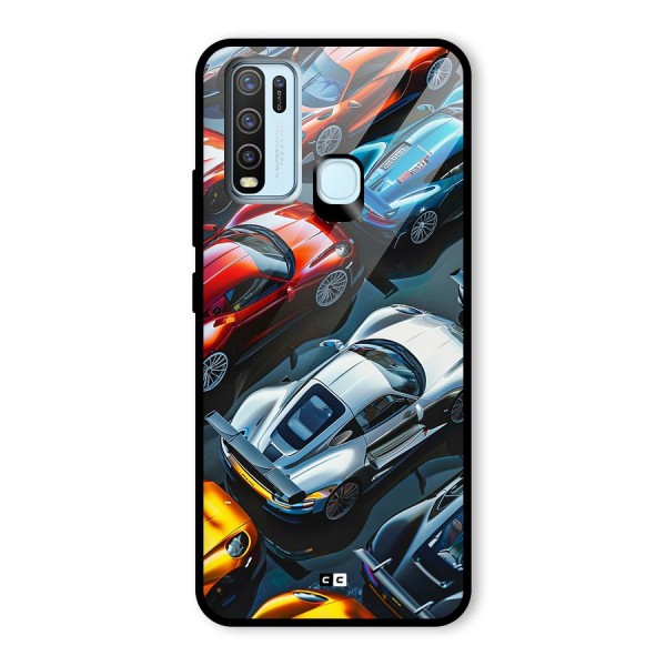 Supercar Club Glass Back Case for Vivo Y30