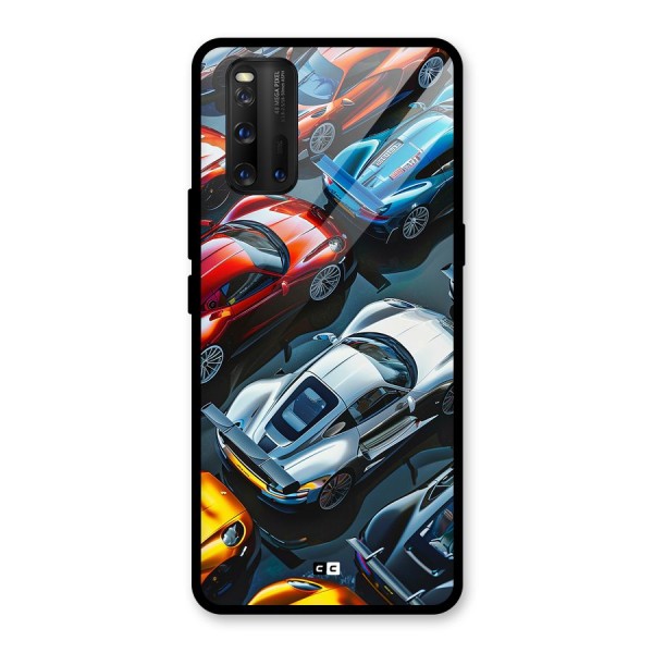 Supercar Club Glass Back Case for Vivo iQOO 3