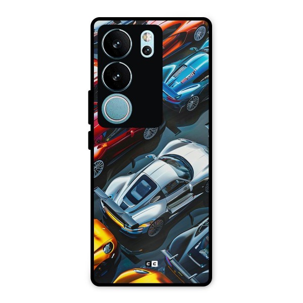 Supercar Club Metal Back Case for Vivo V29