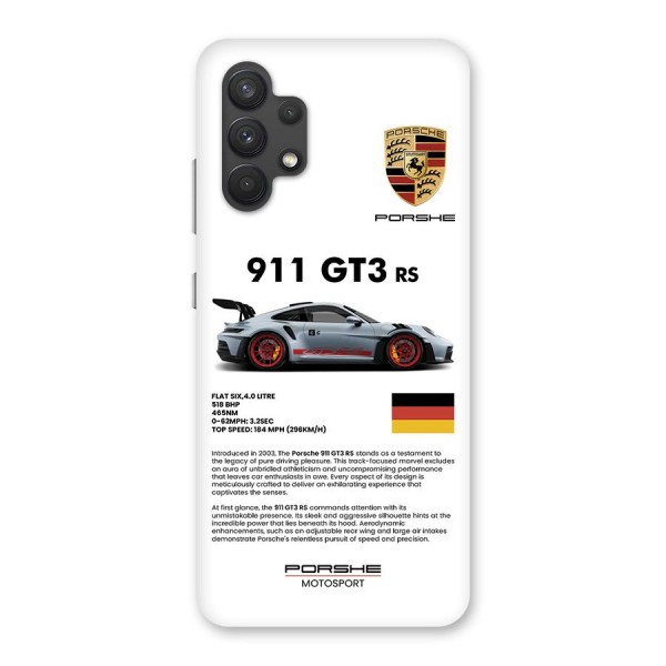 Supercar Features Back Case for Galaxy A32