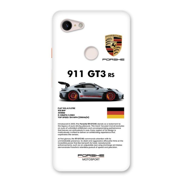 Supercar Features Back Case for Google Pixel 3 XL