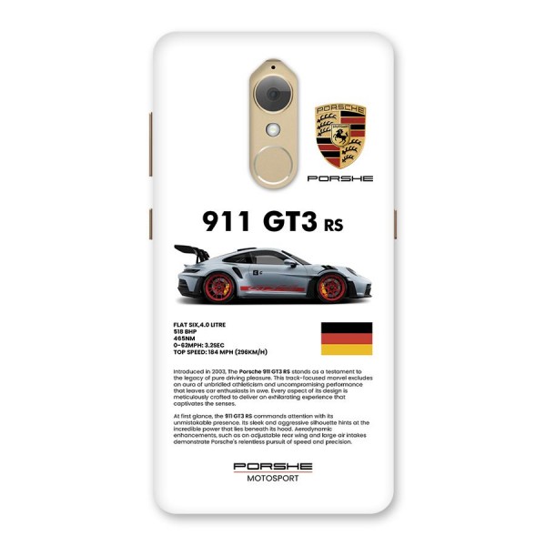 Supercar Features Back Case for Lenovo K8