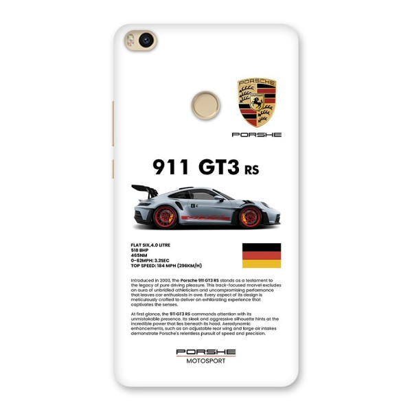 Supercar Features Back Case for Mi Max 2