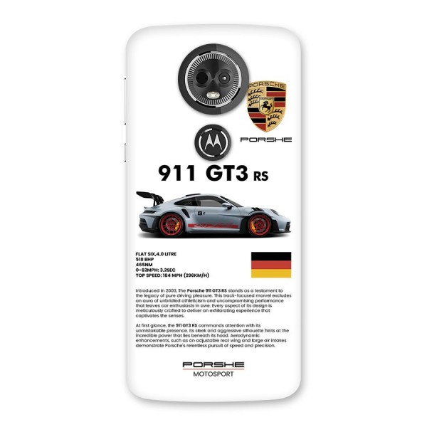 Supercar Features Back Case for Moto E5 Plus