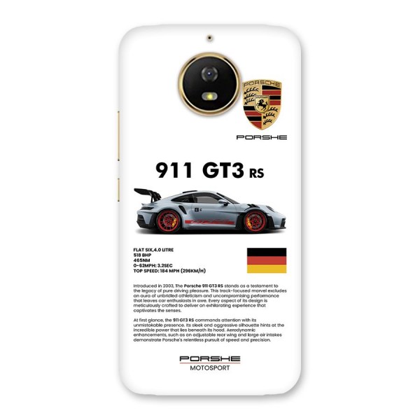 Supercar Features Back Case for Moto G5s