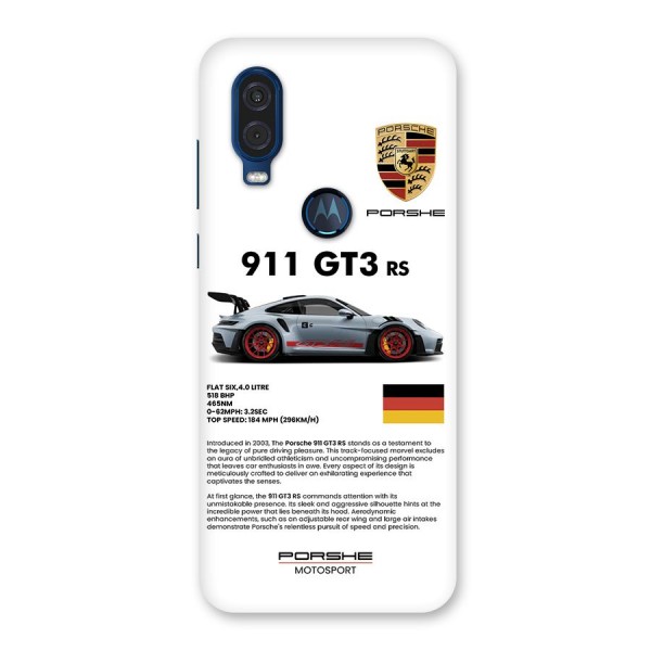 Supercar Features Back Case for Motorola One Vision