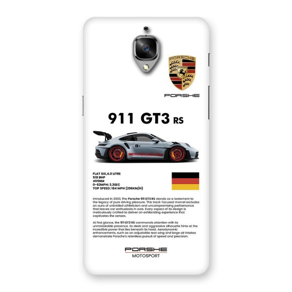 Supercar Features Back Case for OnePlus 3T