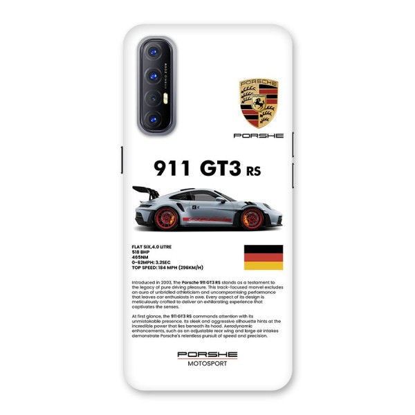 Supercar Features Back Case for Oppo Reno3 Pro
