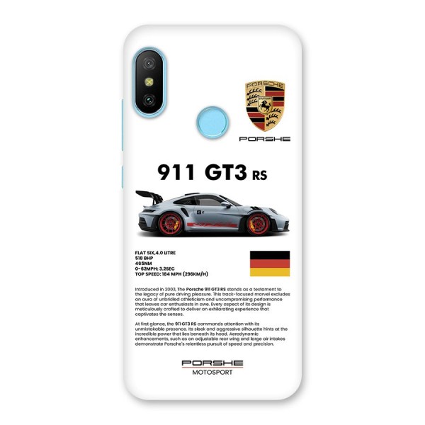 Supercar Features Back Case for Redmi 6 Pro