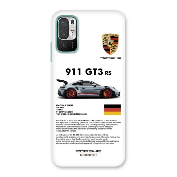 Supercar Features Back Case for Redmi Note 10T 5G
