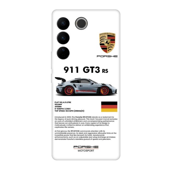 Supercar Features Back Case for Vivo V27