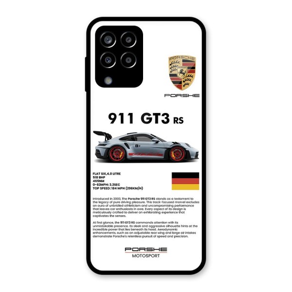 Supercar Features Glass Back Case for Galaxy M33