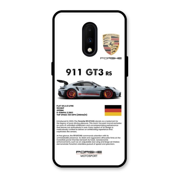 Supercar Features Glass Back Case for OnePlus 7
