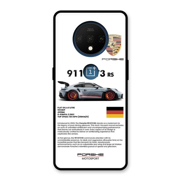 Supercar Features Glass Back Case for OnePlus 7T