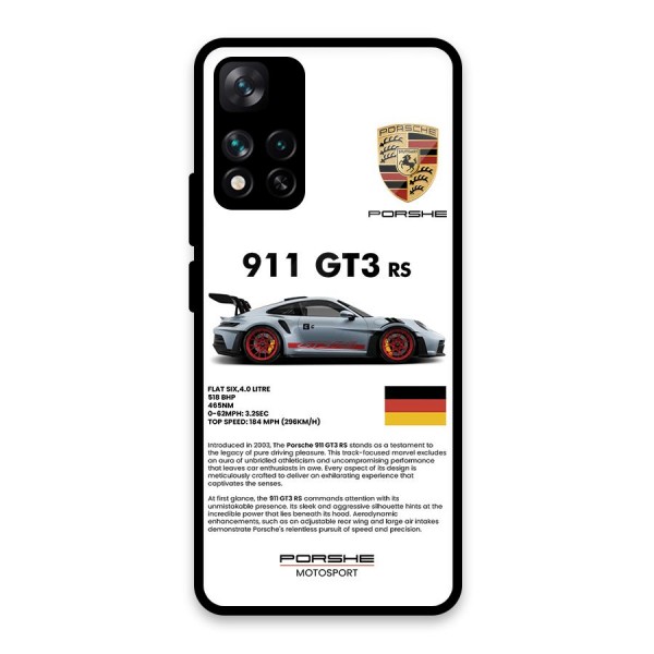 Supercar Features Glass Back Case for Xiaomi 11i 5G