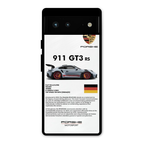 Supercar Features Metal Back Case for Google Pixel 6