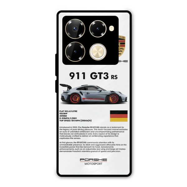 Supercar Features Metal Back Case for Infinix Note 40 Pro