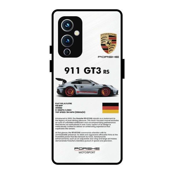 Supercar Features Metal Back Case for OnePlus 9