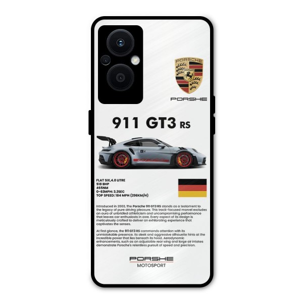 Supercar Features Metal Back Case for Oppo F21s Pro 5G