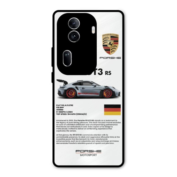 Supercar Features Metal Back Case for Oppo Reno11 Pro 5G