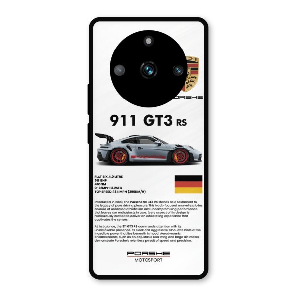 Supercar Features Metal Back Case for Realme 11 Pro Plus