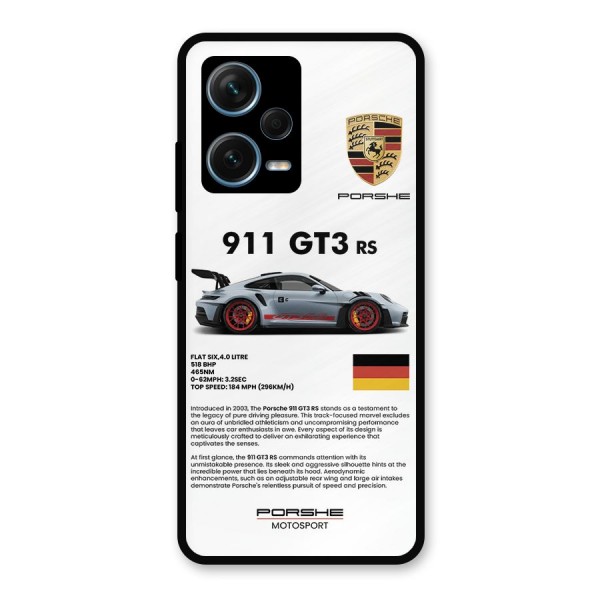 Supercar Features Metal Back Case for Redmi Note 12 Pro Plus 5G
