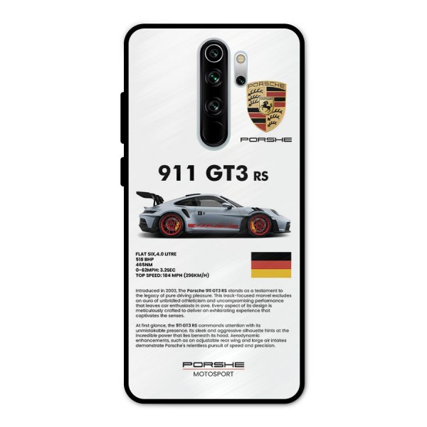 Supercar Features Metal Back Case for Redmi Note 8 Pro