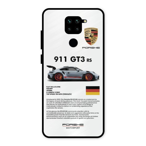 Supercar Features Metal Back Case for Redmi Note 9