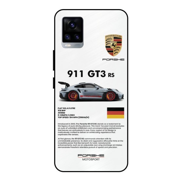 Supercar Features Metal Back Case for Vivo V20