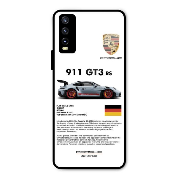 Supercar Features Metal Back Case for Vivo Y20i
