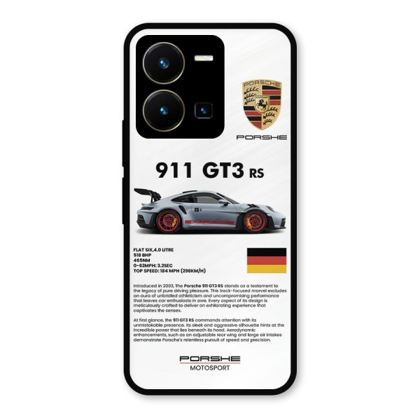 Supercar Features Metal Back Case for Vivo Y35