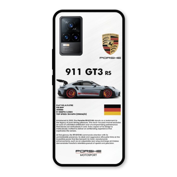 Supercar Features Metal Back Case for Vivo Y73