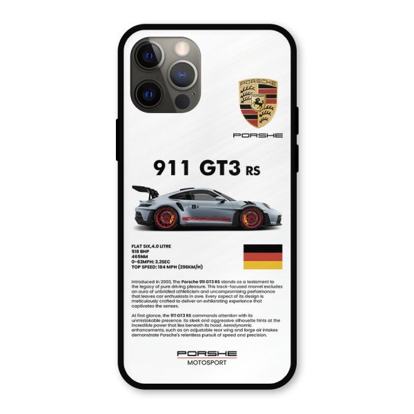 Supercar Features Metal Back Case for iPhone 12 Pro