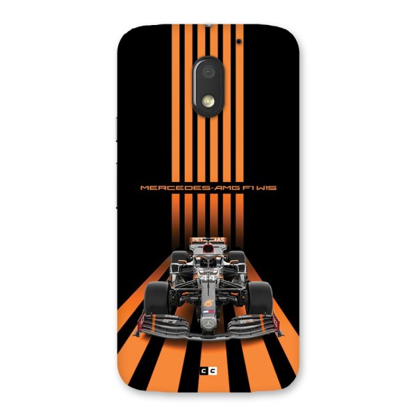 Supercar On Track Back Case for Moto E3 Power