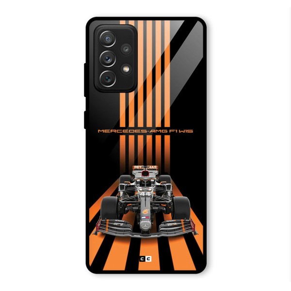 Supercar On Track Glass Back Case for Galaxy A72