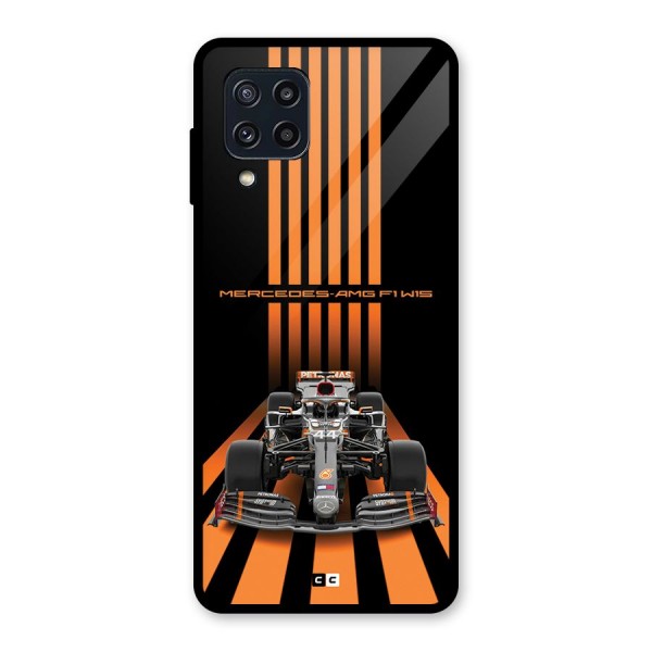 Supercar On Track Glass Back Case for Galaxy M32