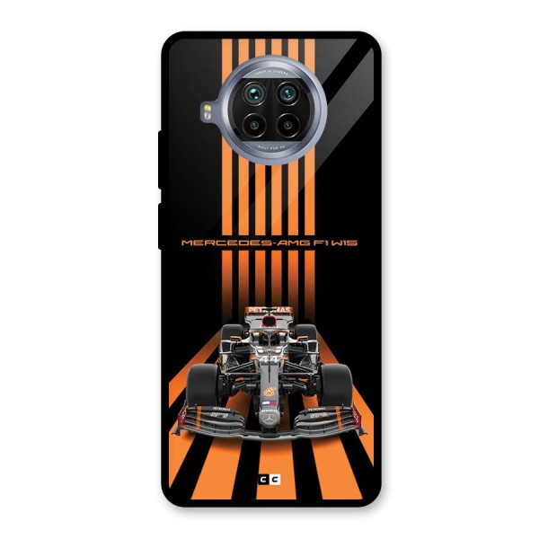 Supercar On Track Glass Back Case for Mi 10i