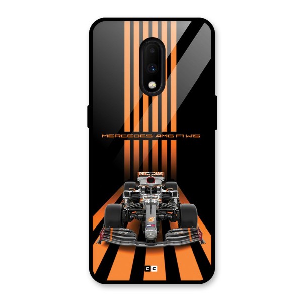 Supercar On Track Glass Back Case for OnePlus 7