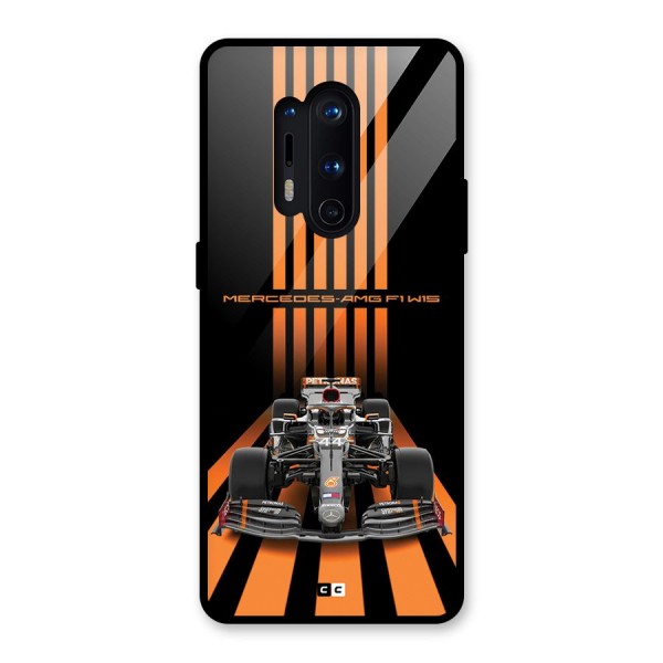 Supercar On Track Glass Back Case for OnePlus 8 Pro