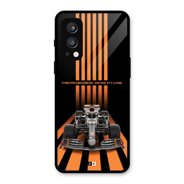 Supercar On Track Glass Back Case for OnePlus Nord 2 5G