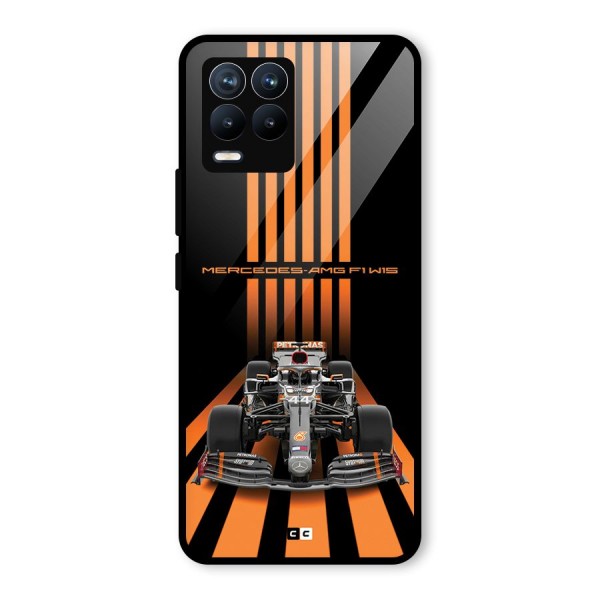 Supercar On Track Glass Back Case for Realme 8 Pro